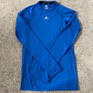 Teens Adidas climalite long sleeve fitted t-shirt